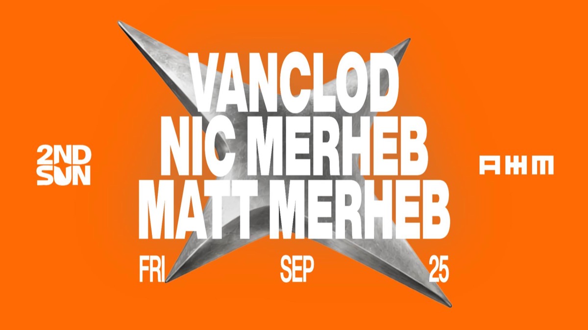 Official artwork for 2ND SUN × Vanclod × Nic Merheb × Matt Merheb