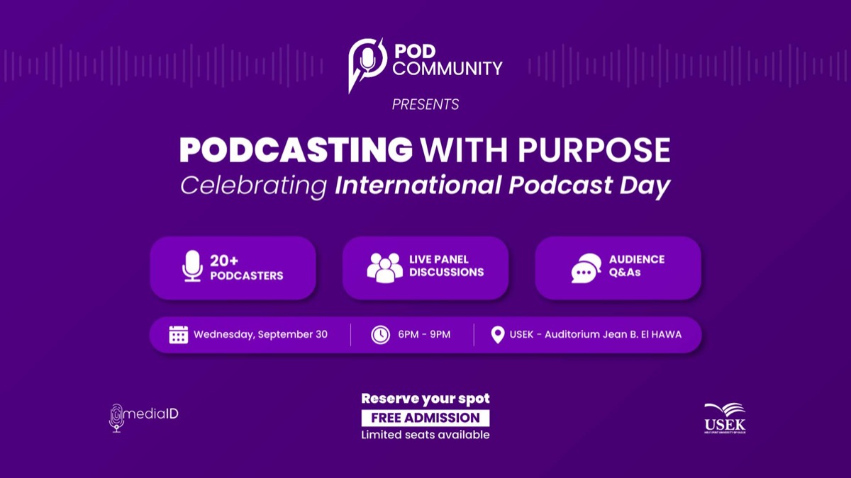 Official artwork for Podcasting with Purpose